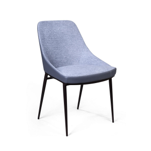 Стул Vincent, велюр комби серый