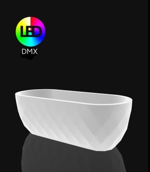 Кашпо Vases Nano матовое LED 14x33x12