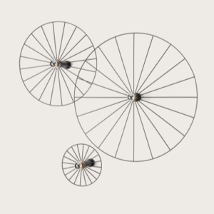 Бра Wheel 90 cm черный + цоколь 5 cm черный от интернет-магазина IDODOM.RU