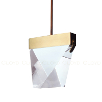 Подвесной светильник Cloyd GRAVITON-B P1 / шир. 10 см - латунь (арт.10757)