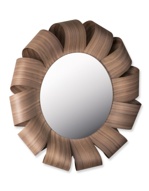 Зеркало Brisa XL в раме из орехового дерева