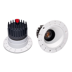 4422-1C, врезной светильник под штукатурку, D145xH75, cutout:D75, LEDx9W, 770LM, 4000K, IP20, CRI>90, beam angle:36, included