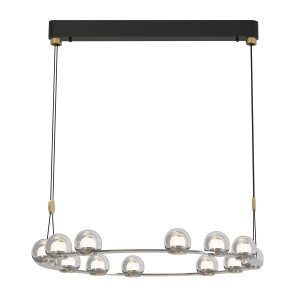 4291-12P, подвесная люстра, D820xH1500/1575, 12xLEDx7.2W, 7000LM, 4000K, included