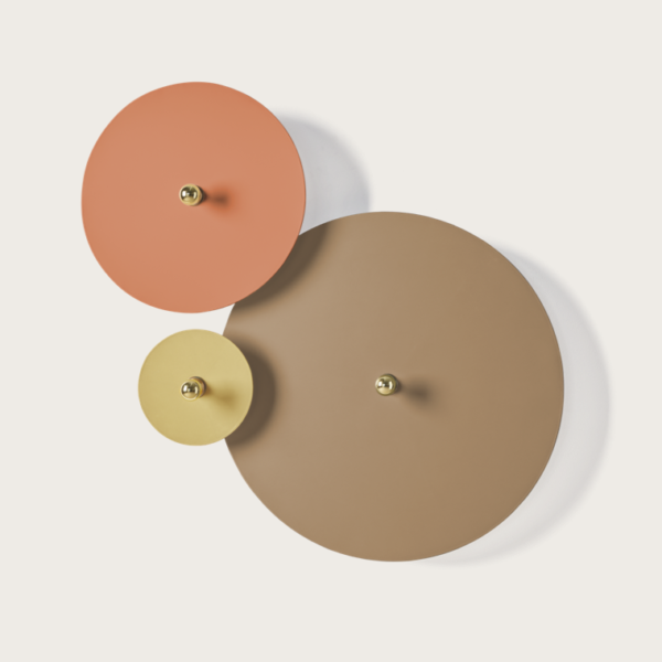 Настенный светильник Flat A1135 черный металл с тканевым диском 1135/30 см от интернет-магазина IDODOM.RU