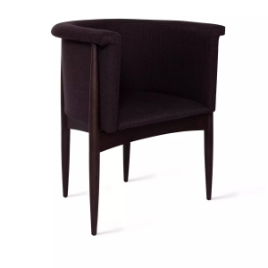 Полукресло Borgese, бук натуральный, лак венге, антрацит