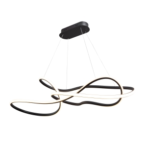 Evania Люстра большая черный матовый