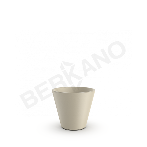 Кашпо Cone 33 бежевого цвета