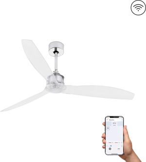 Хромированный вентилятор Just Fan M DC SMART