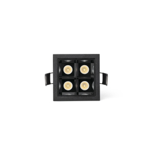 Встраиваемый светильник TROOP 4x2W черный-черный 15є 4000K CRI90