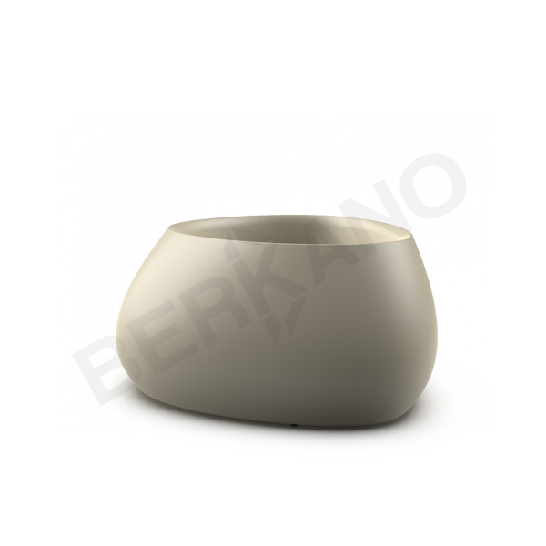 Кашпо Vase 60 бежевого цвета