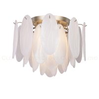 Потолочный светильник Cloyd ESKIMOS FM7 / Ø55 см - латунь (арт.11005)