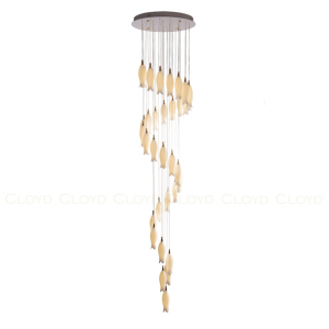 Люстра Cloyd ARGANA C31 / выс. 270 см - керамика - E14 - белый (арт.11239)