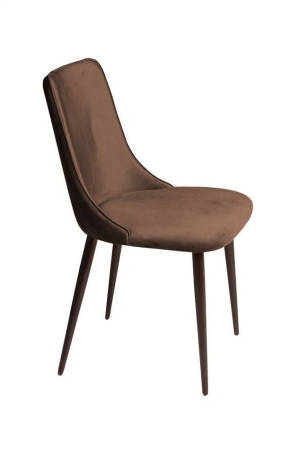 Стул Joe, бархат коричневый 12