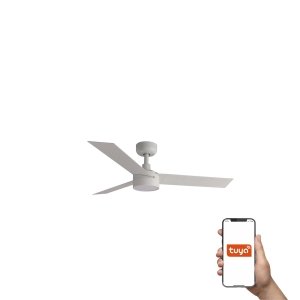 Потолочный вентилятор CRUISER S Ш1060MM белый 3 PALAS 18W LED DIM TUYA