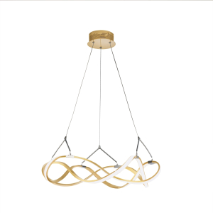 Подвесной светильник Molly 53Ø розовое золото/хром DIM