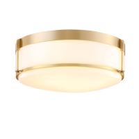 Потолочный светильник Cloyd SATTER FM3 / Ø39 см - латунь (арт.10193)