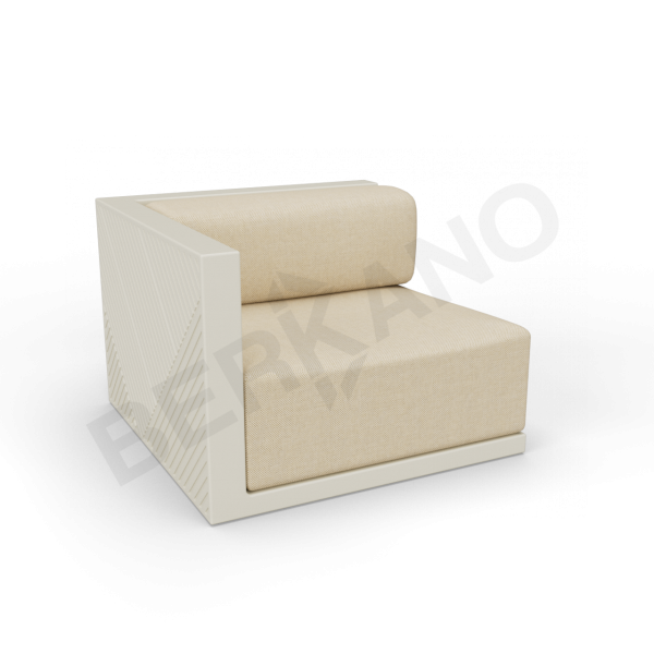 Диван угловой Fame с подушкой бежевого цвета, аксессуар бежевого цвета