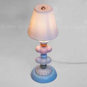 Настольная лампа Cloyd LOTTIE-E T1 - розовая керамика (арт.30035)