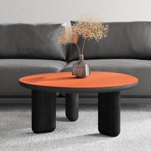 Журнальный столик Momo D800 массив / пластик fenix грейпфрут