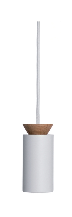 Подвесной светильник Triana белый/дуб