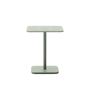 Уличный стол Brai из оцинкованной стали бирюзового цвета 70 x 70 см