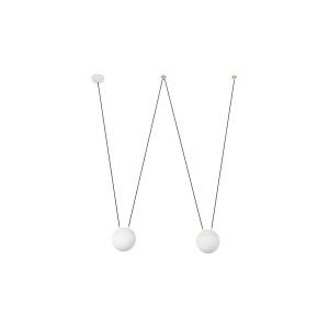 Люстра Mine 2L белая