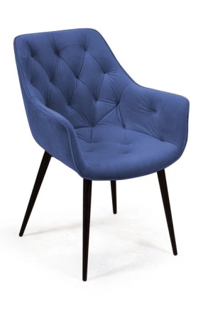 Стул Archi, бархат синий 29, опора конус