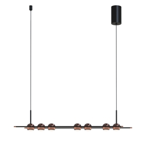 4561-7P, подвесная люстра, L800xW65xH1500/1675, 7xLEDx4W, 1680LM, 4000K, included