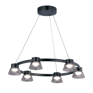 4247-6P, подвесная люстра, D600xH1200/1500, 6xLEDx5W, 720LM, 4000K, included