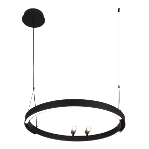 4474-1P, подвесная люстра, D600xH1000/1800, LEDx58W + 2xLEDx3W, 1860LM, 3000-6500K, included, remote control