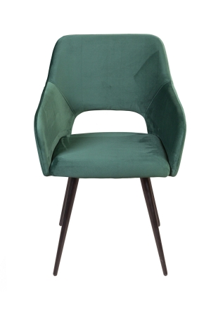 Стул Charlie поворотный 90 градусов, функция возврата, антишум, бархат зеленый 19