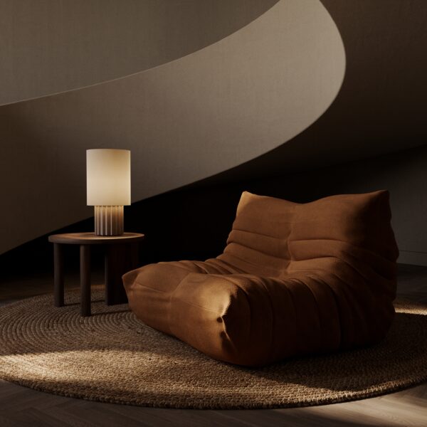 Настольная лампа Dena White c абажуром 136011 от интернет-магазина IDODOM.RU