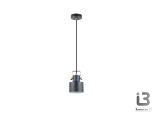 Erika Подвесной светильник 1L черный-медный