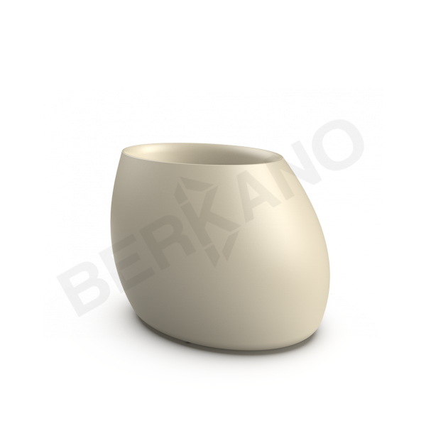 Кашпо Vase 80 бежевого цвета