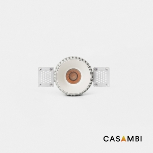 Tulipa Белый встраиваемый даунлайт без рамки 7W 24° 4000K CRI90 Casambi