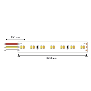 2001-62020, лента светодиодная, 5M, SMD2835, 19.8W/m, 2700-6500K, IP20