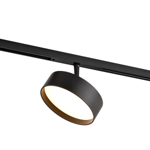 4584-1U, трековый светильник, D138xL145xH100, LEDx18W, 48V, 1080LM, 2700-5700K, CRI>90, beam angle:100, included