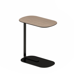 Журнальный столик приставной Side шпон белый шоколад