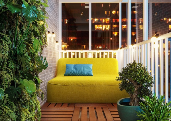 Диван-лежак Док Фоам №115 - Терранова жаккард. Натуральная