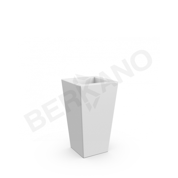 Кашпо Trapezio 70V Snow White
