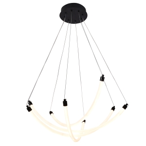 4468-4P, подвесная люстра, D670xH1000/1800, LEDx36W, 3330LM, 3000-6500K, included, remote control