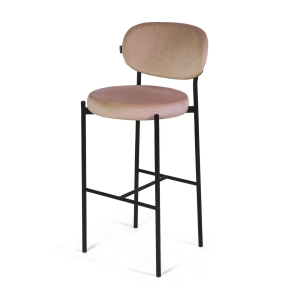 Стул барный Mason, бархат бежевый 5