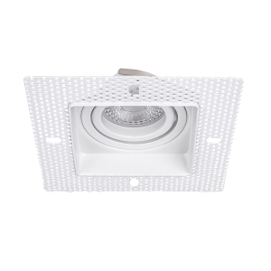 4534-1C, врезной светильник под штукатурку, L125xW125xH36, cutout:L80xW80, 1xGU10x35W, IP20, excluded