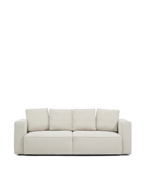 3-местный диван-кровать Marela бежевый шенилл 236 см