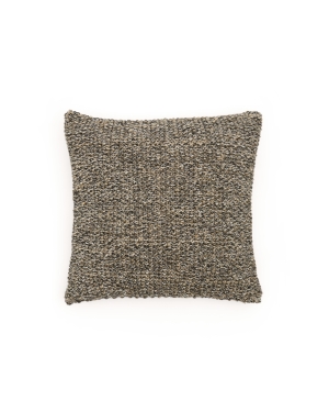 Чехол для подушки Tivra из хлопка и джута черного цвета 45 x 45 см