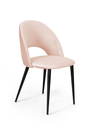 Стул Max ромб, бархат светло-бежевый 2