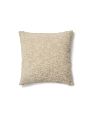 Чехол для подушки Mevia из бежевого льна и хлопка 50 x 50 см