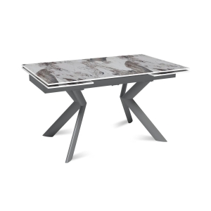 Стол раскладной Bridge (140+40+40), керамика глянцевая Pandora