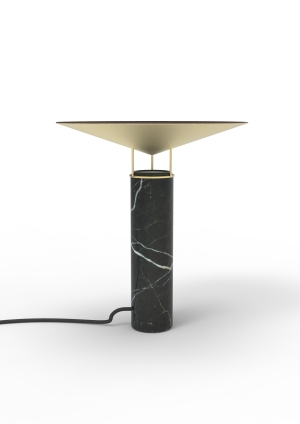 Настольная лампа Rebound черный мрамор