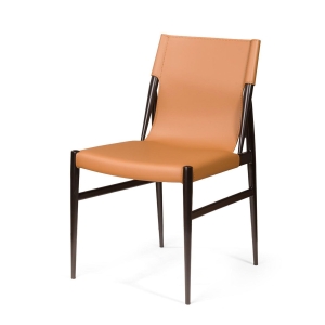 Стул Pranzo, кожа коричневый